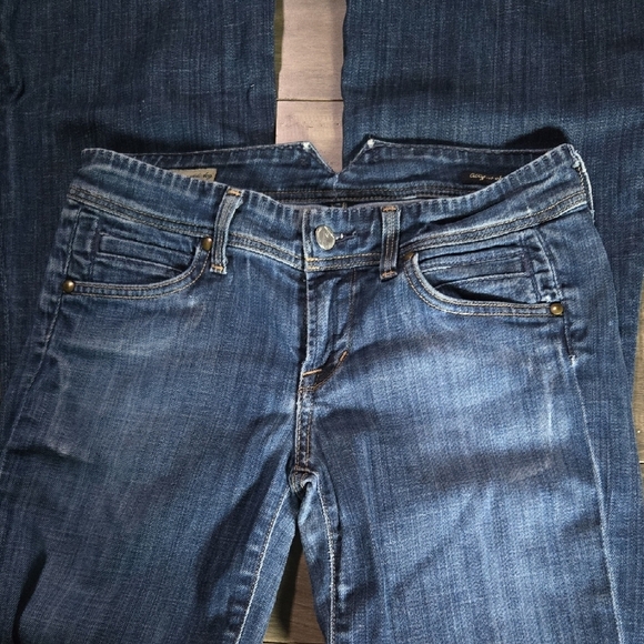 Citizens of Humanity Jeans Womens Wide Leg Blue Dark Wash Denim. Sz 26 - Picture 8 of 12